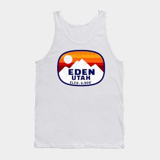 Ski Eden Utah Skiing Winter Sports Snowboarding Tank Top